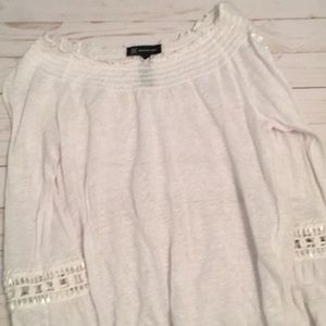 White peasant blouse